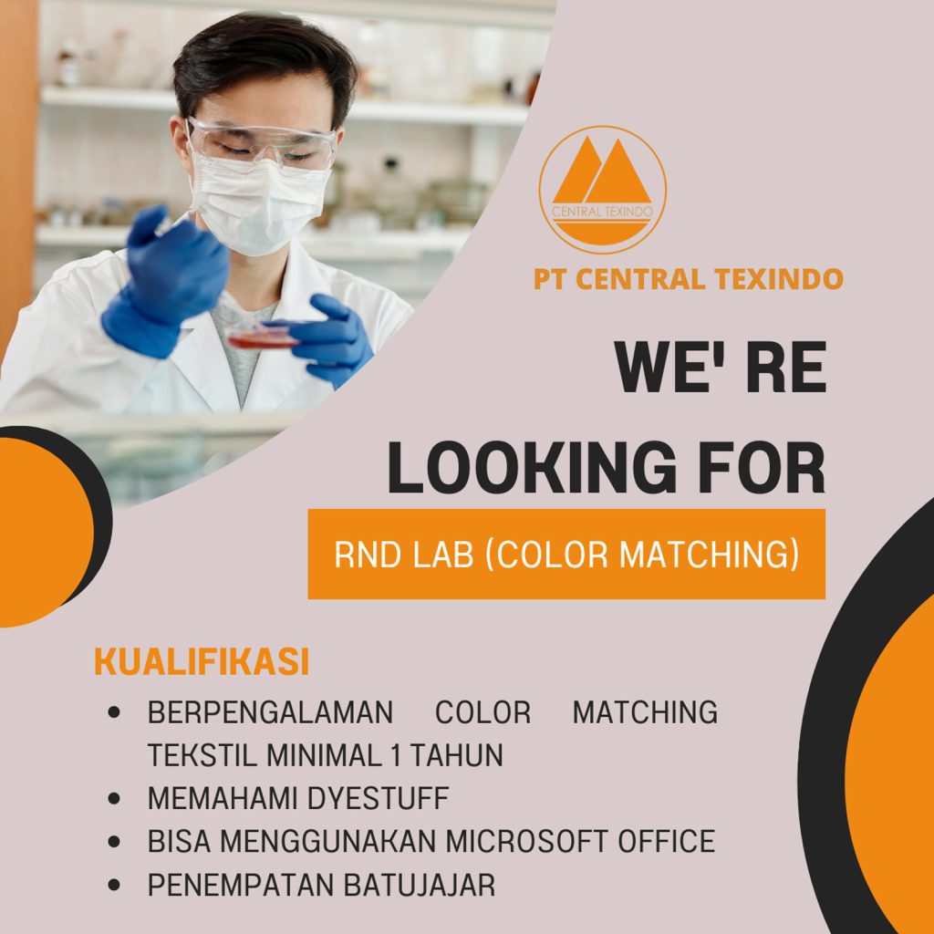 PT. Central Texindo – STAFF RND LAB COLOR MATCHING